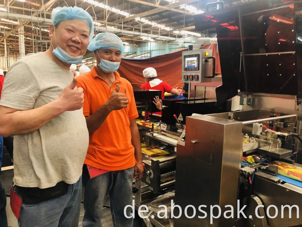 Bostar Boss590 Tiefkühlkostentwicklung Tasche Rotary Automatische Multifunktionskissenverpackungsmaschine